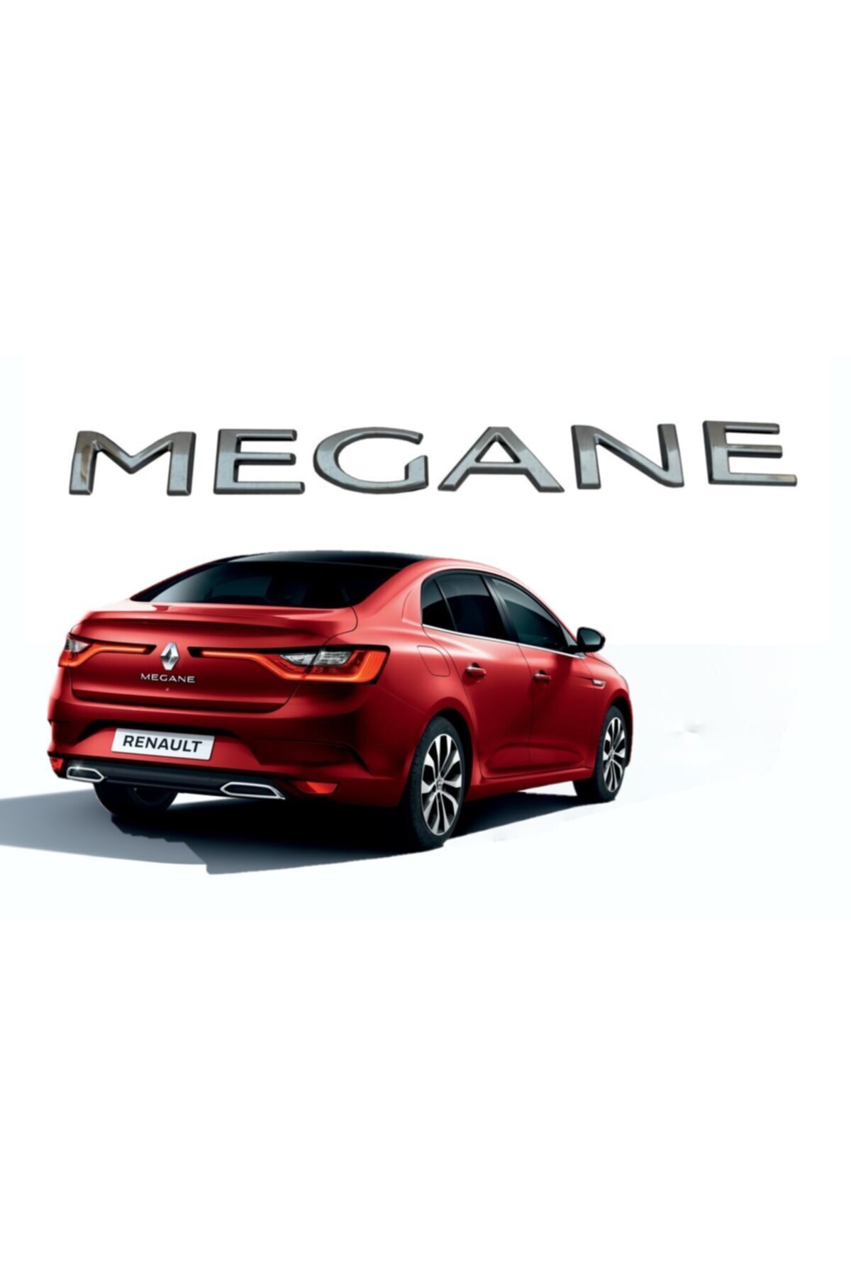 Renault Megane 4 2016 ve Sonrası Megane 4  Arka Bagaj Yazı Monogram